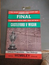 Challenge Cup Final Programme 1970 Castleford Wigan Wembley