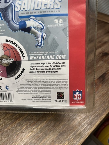 Barry Sanders Detroit Lions McFarlane Toys Action Figure 1 Of 3000 NFL - Picture 13 of 14