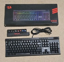 Redragon K580 RGB VATA LED Backlit Mechanical Gaming Keyboard w Extra Switches
