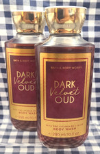 2-Pack NEW Dark Velvet Oud Body Wash Gel 10 oz Bath Body Works SHIPS FREE