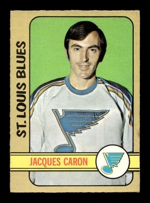 1972 73 O-Pee-Chee #140 Jacques Caron Blues EX *w8