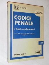 CODICE PENALE E LEGGI COMPLEMENTARI - EDIZIONI SIMONE 1992