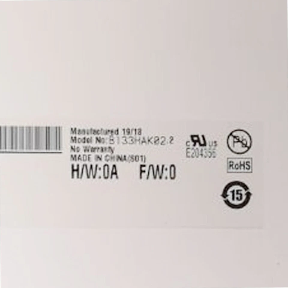 13.3" FHD IPS TOUCH laptop LCD screen B133HAK02.2 fit NV133FHM-T03 R133NWF4 R5 - Image 3 of 3
