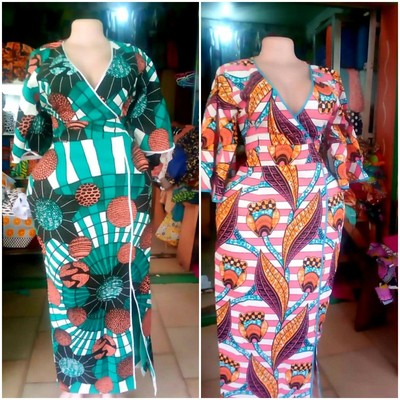 floor length wrap dress