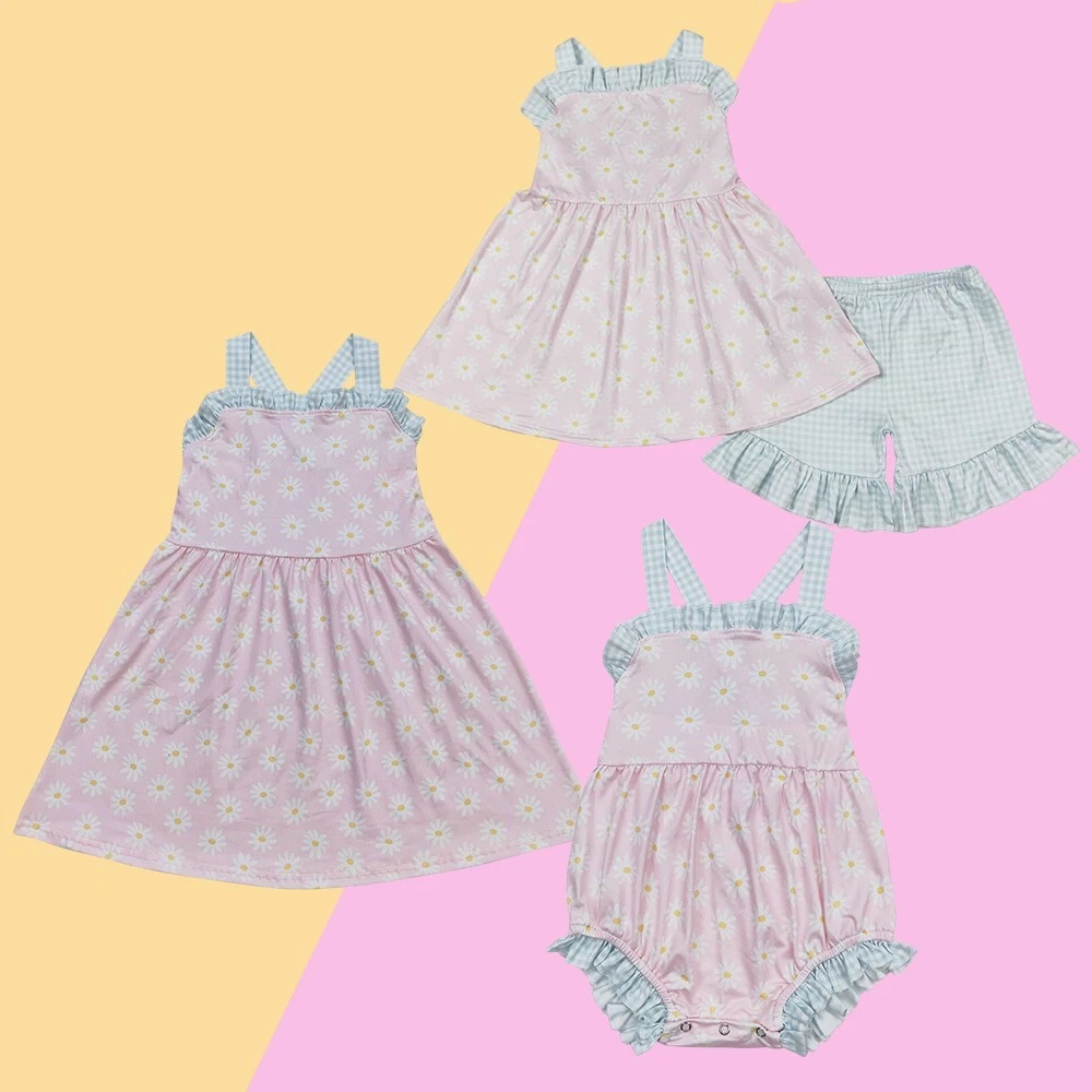 Summer Baby Girls Sibling Daisy Flower Pink Clothing
Opens in a new window or tab