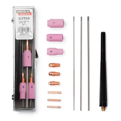 Lincoln Electric KP510 TIG Accessory Parts Kit for PTW-20 Torch