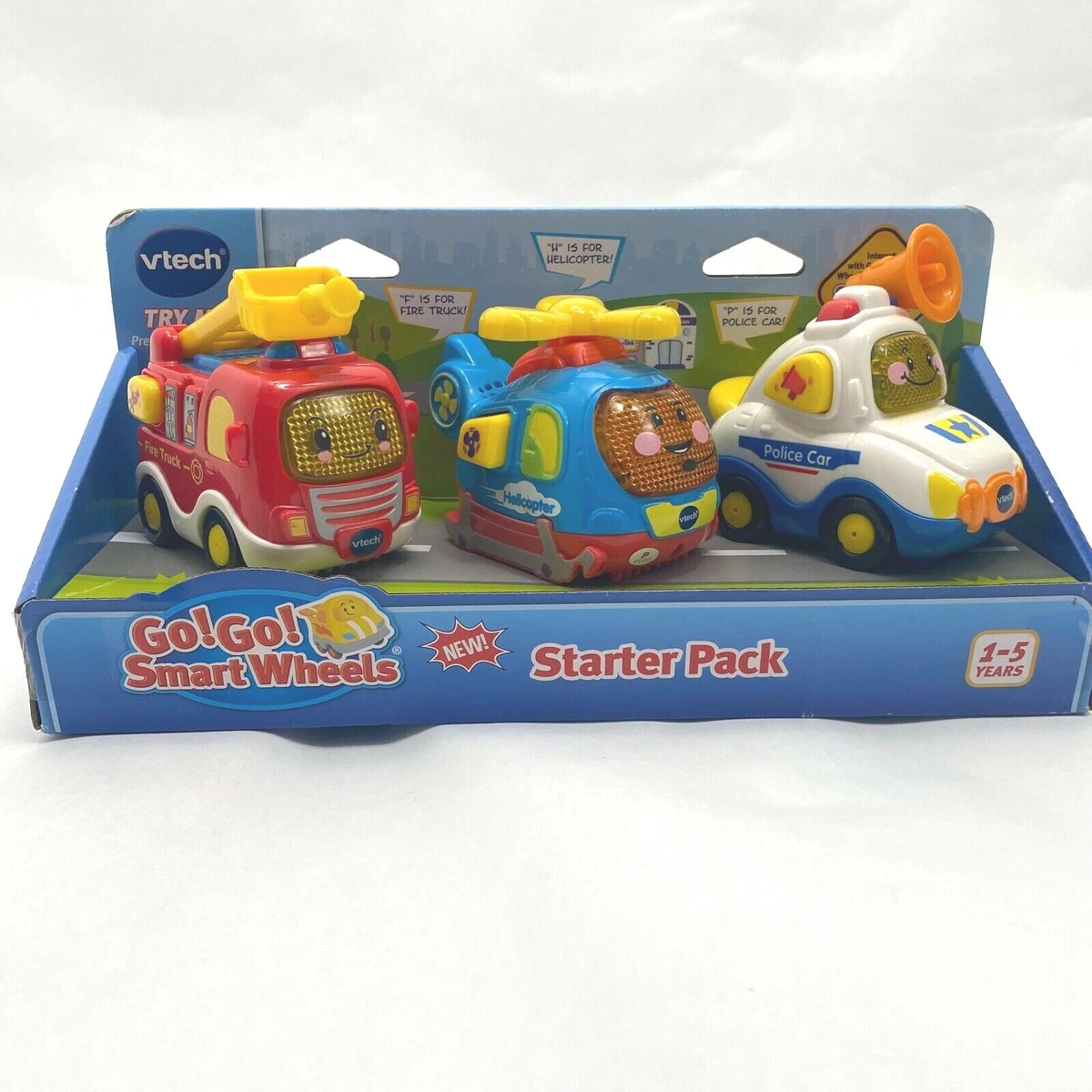 VTech Go Go Smart Wheels Starter Pack 3 Pack New eBay