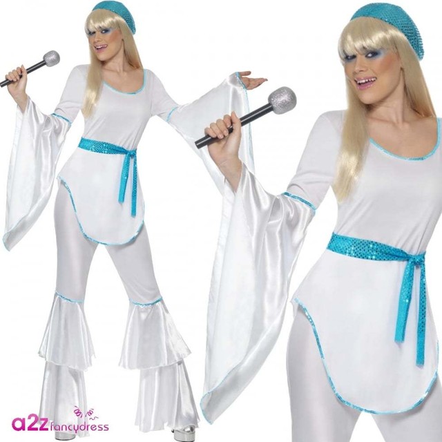 Super Trooper ABBA Agnetha 70s Ladies Womens Fancy Dress ...