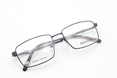 HAGGAR HFT549 Satin Navy Blue 55-17-140 Frames Flexible Titanium T94