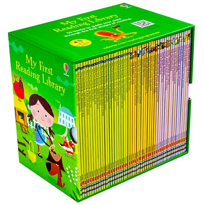 Usborne Very First Reading Library 50 Books Set Collection Pack