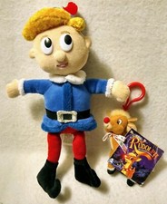 Rudolph The Red Nosed Reindeer Stuffed  10"Hermie The Dentist  4" Rudolph  Preow.