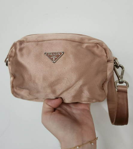 Preloved Prada Mini Satin Top Handle Bag- with Detachable Strap - Picture 14 of 16
