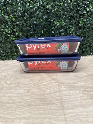 Pyrex Rectangular Storage Dish Pack