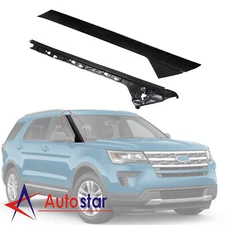 Pair Right Side Windshield A-Pillar Molding Trim For 2011-2019 Ford Explorer