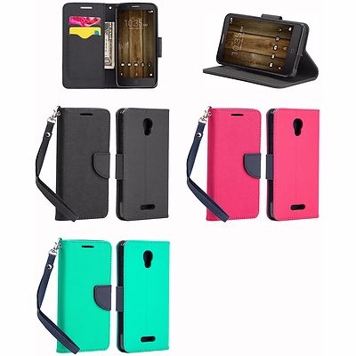 * Magnet Flip Case ALCATEL 5056 One Touch Fierce 4 Allura Pop 4+ 4 + Plus (5.5'')