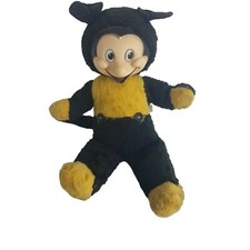 Vintage 1940s Disney Mickey Mouse Gund plush doll rubber face