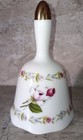 Vintage Otagiri Japan Rose Bouquet Floral Bell Gold Tip  — photo 2