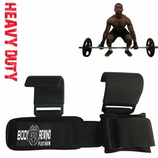 Weight Lifting power Hooks strength Grips Wrist help Bar Straps gymnasium Hooks