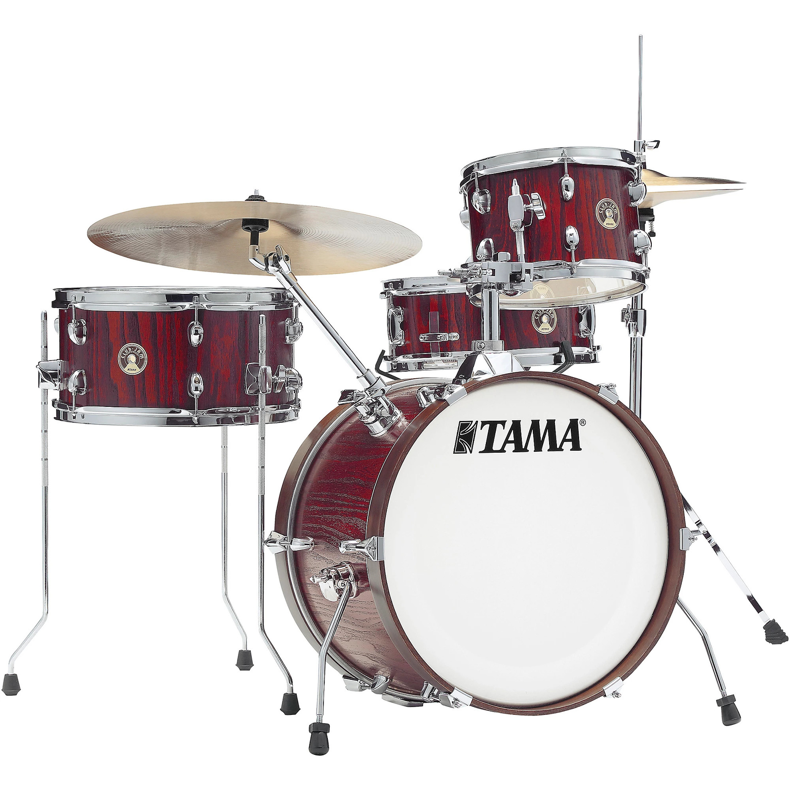 Комплект из 4 частей для акустического барабана Tama LJL48S Club-Jam, атласный бордовый Вяз
