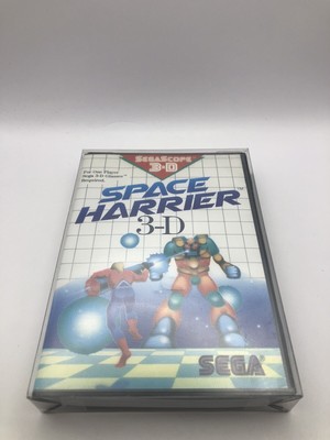 Space Harrier 3D Sega Master System US Variante mit Handbuch 8 Bit Retro 1988 #0471