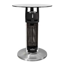 Bistro Table Heater, Outdoor Use, 1200W Electric, Ø65cm - Black/Stainless Steel