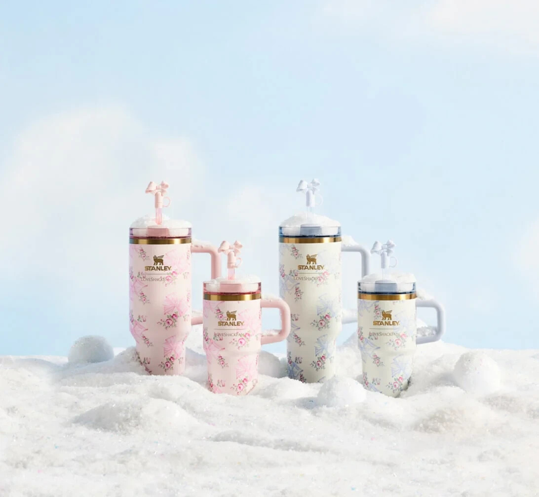Stanley x Love Shack Fancy Tumbler 40oz Presale Rosa Beaux Pink In Hand ...