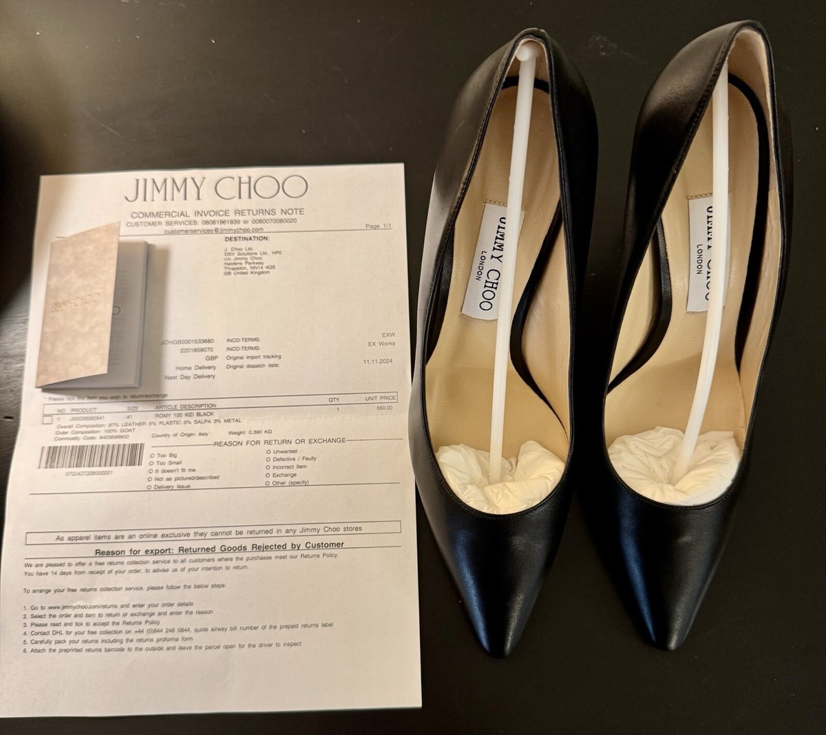 Jimmy Choo Romy 100 UK