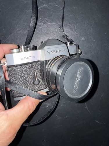 Yashica TL Electro 35mm 1:1.9 Film Camera w/ 50mm Lens - Not Tested as is r18 - Picture 3 of 8