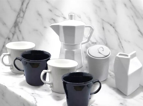 Seletti Estetico Quotidiano Coffee Percolator, Silver +Jug Porcelain USED £80.00 - Picture 15 of 24