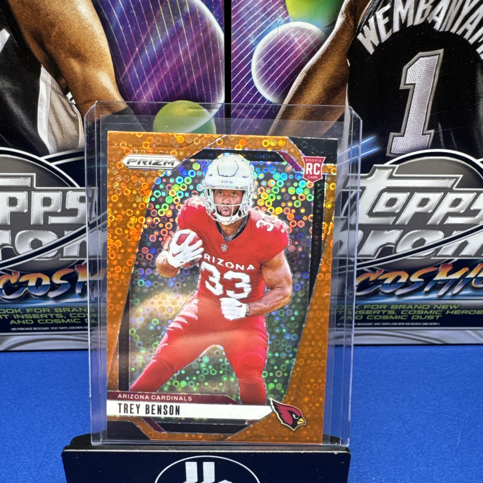 2024 Panini Prizm - Rookies Disco Prizm #392 Trey Benson (RC)