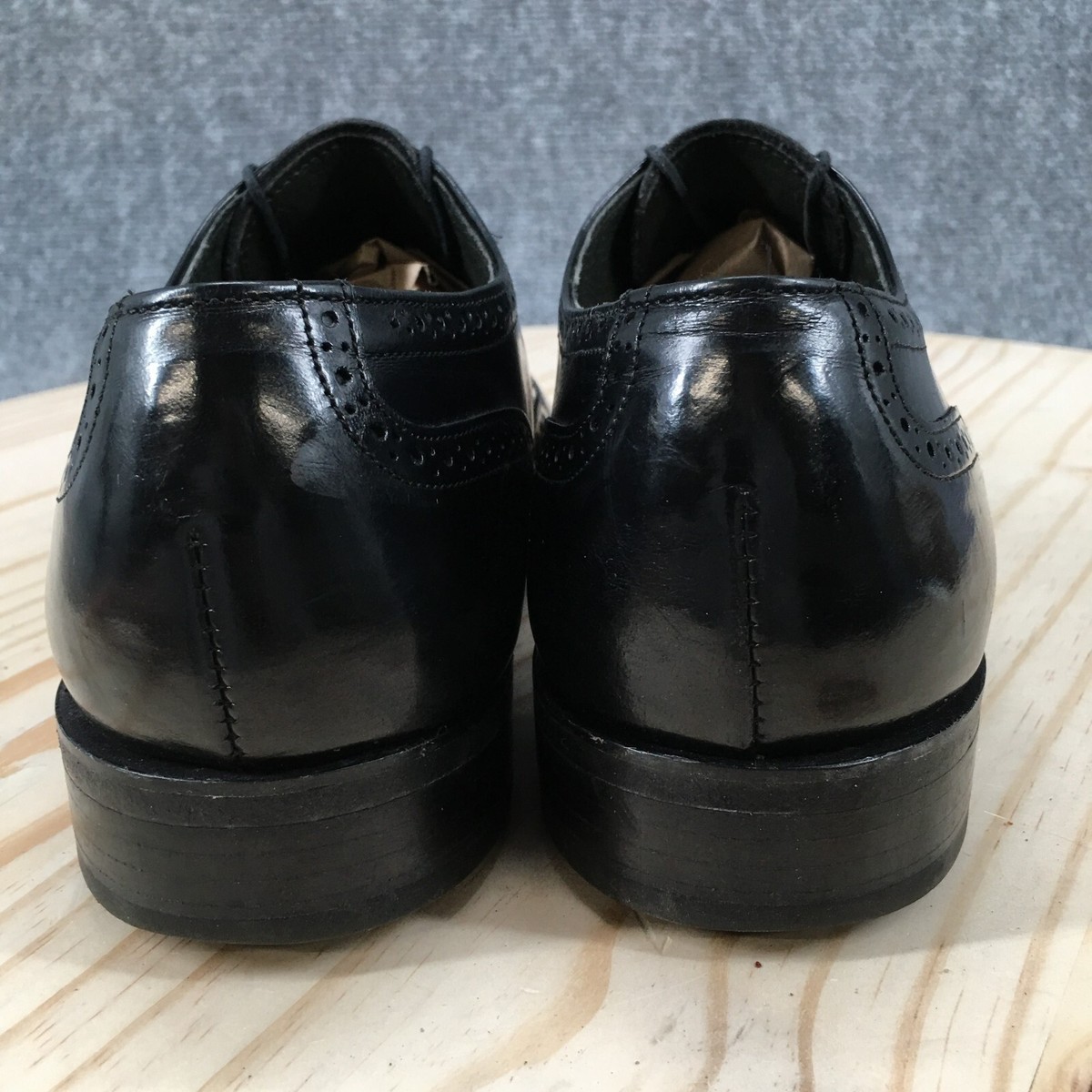 Stafford Dress Shoes Mens 8.5 Wingtip Oxford Lace Up Comfort  display picture 2