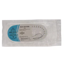 House Brand Dentistry 103140 Silk Suture 3-0 Reverse Cutting 19MM 3/8" 45CM 12/B