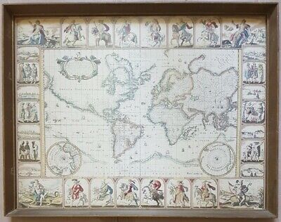 Map Blaeu 1664 Europe Old Historic Large Replica Large Framed Art Print