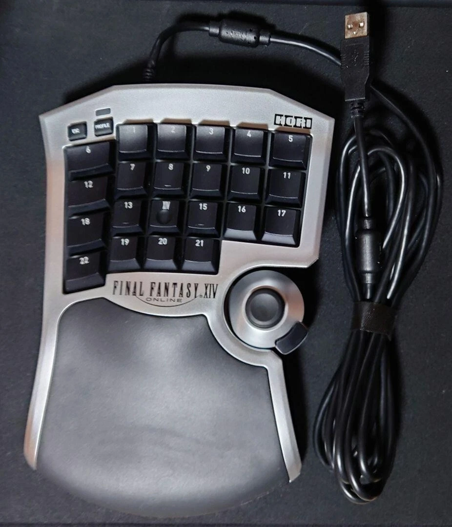 Tactical Assault Commander Final Fantasy FF14 Left-Handed Gaming Keyboard  Hori