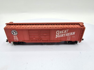 #ad Vintage N Scale Atlas 2334 Great Northern 50#x27; 2 Door Box Car GN 35199 W case $12.50