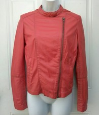 Muubaa Black Lamb Leather Cropped Moto Jacket Size 4