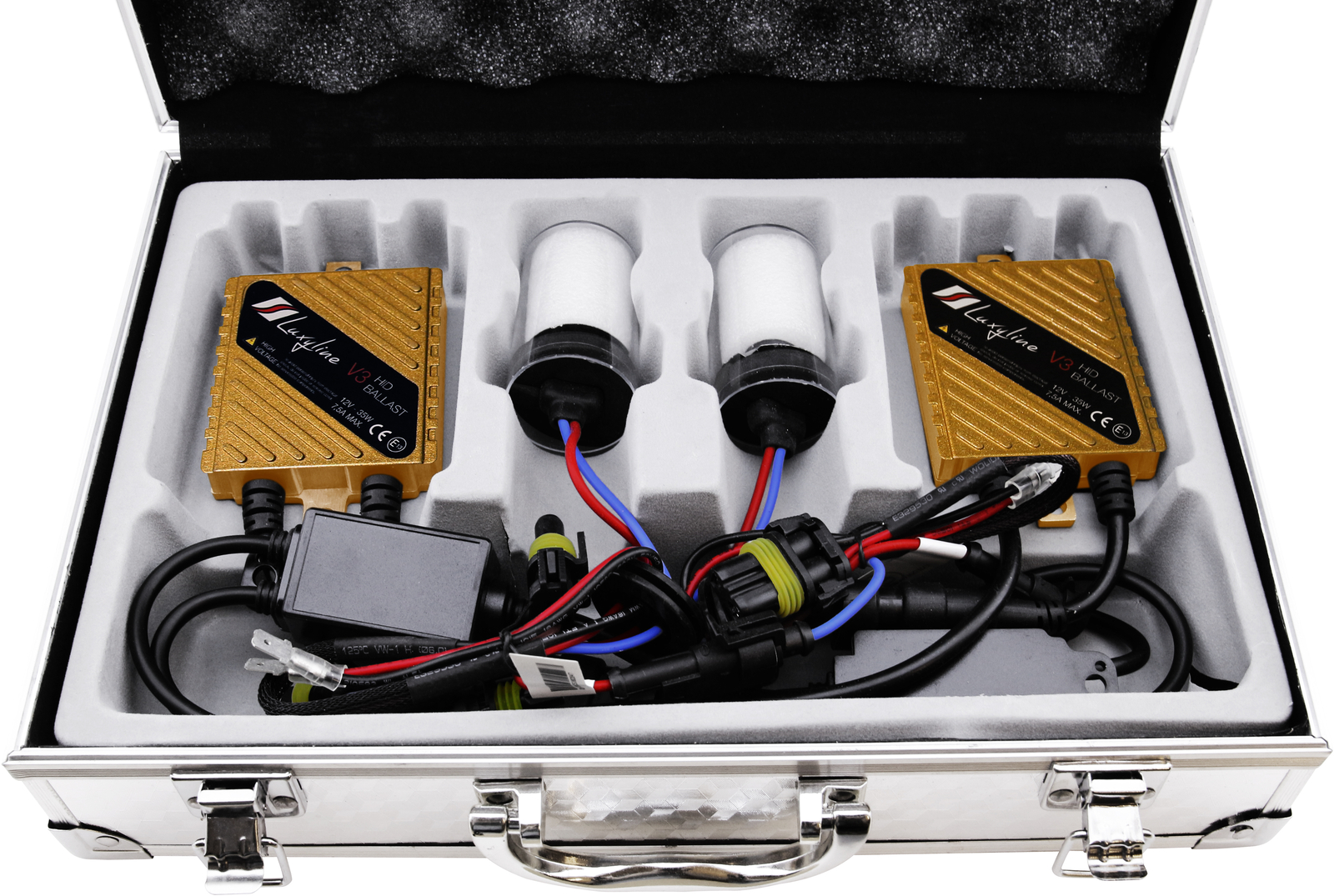 Kit xénon AC H4 4300K Luxyline V3 phares voiture feux croisement