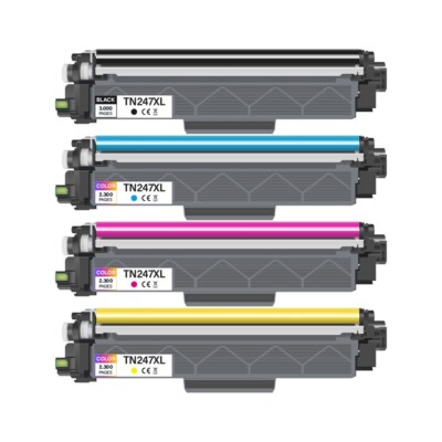 Toner TN-247 für Brother TN247 TN-243CMYK MFC-L3750CDW  DCP-L3550CDW MFC-L3730CD