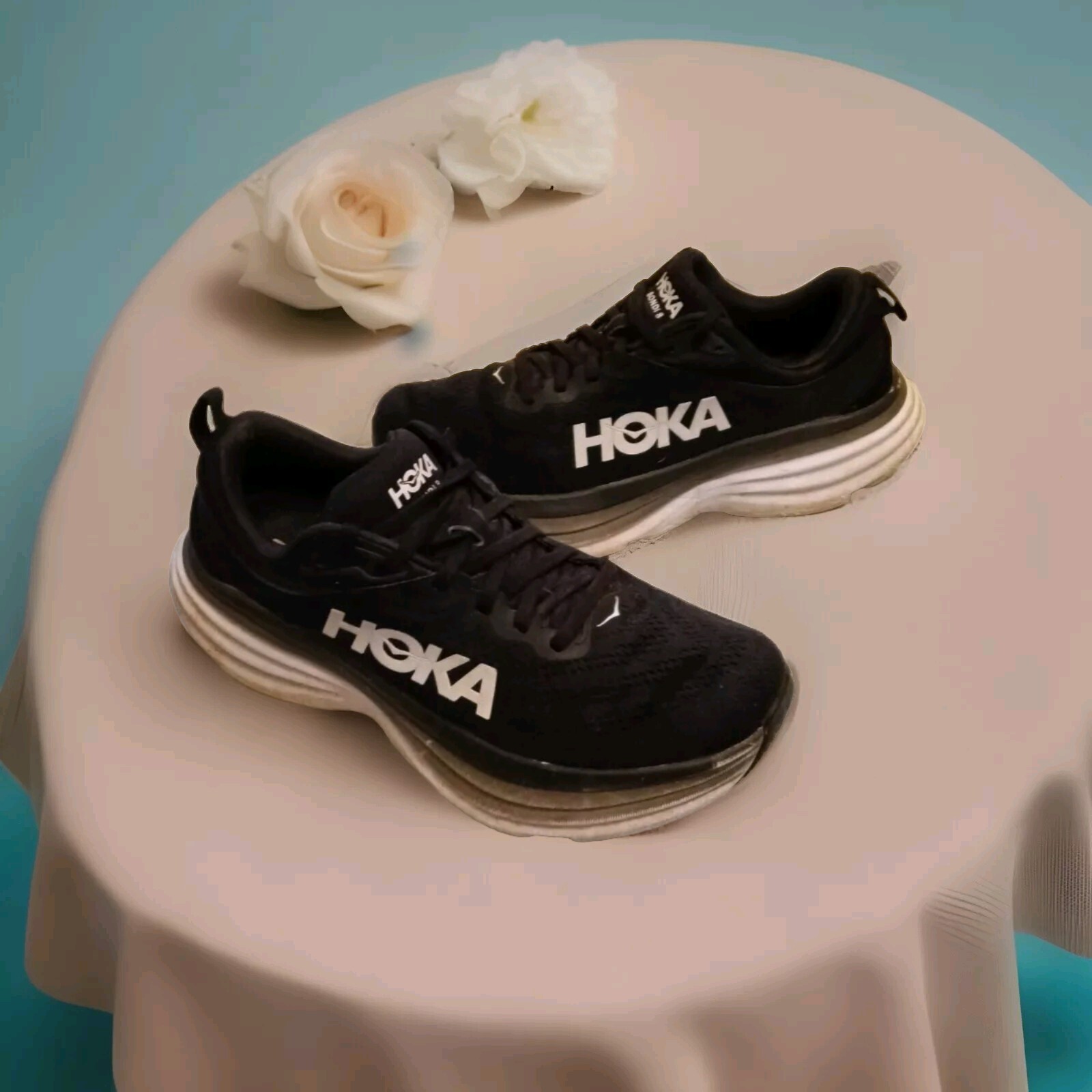 SAOLA Scarpe uomo Hoka Bondi 8 One One taglia 9 5 colore US nero