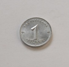 DDR: 1 Pfennig 1948 A, J. 1501, pr&auml;gefrisch/fast stempelglanz, SELTEN