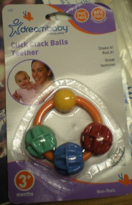 Click Clack Balls Teether - Dreambaby  L422