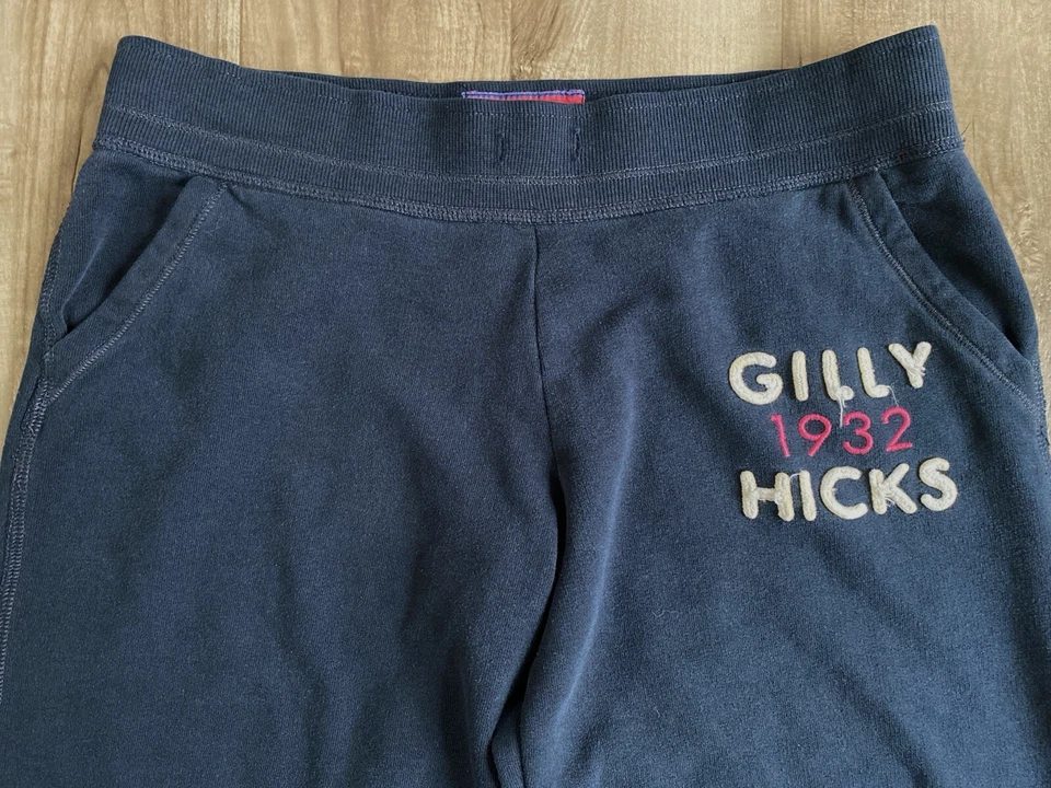 Pantalones deportivos Gilly Hicks Lounge calce relajado azul marino talla pequeña Foto 4 de 4
