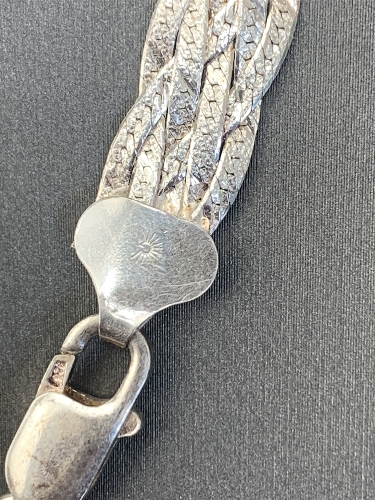 16", 10mm Italy Solid  Sterling silver necklace, … - image 7