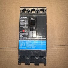 Siemens ED43B125 Circuit Breaker  3 Pole 125 A 480V  New Surplus