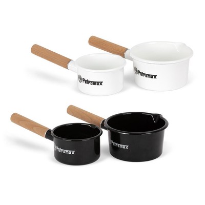 Petromax Enamel Pan for Campfire Cooking, Indoor/Outdoor Steel Pot
