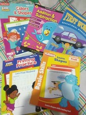 Pre K Homeschool Workbooks Addition, First Words, Printing, Colors  Shapes