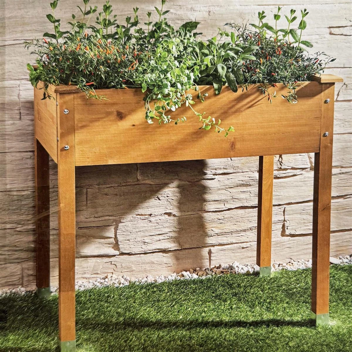 blumenkasten aus holzstamm Holz Blumenkasten  Blumenkbel Balkonkasten Pflanzkasten  40&70x30x30 cm   FaHome