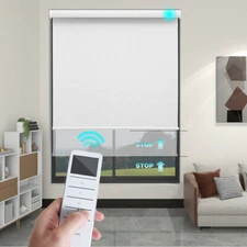 Changshade Waterproof 100% Blackout Electric Motorized Window Roller Shade Blind