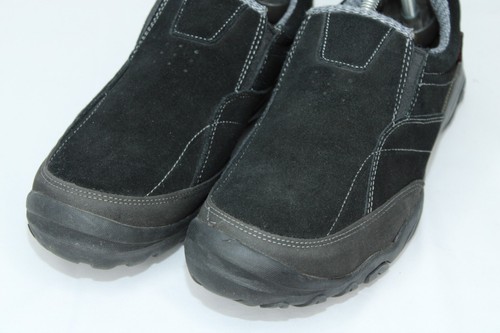 Clarks Collection Shoes Men's 10M Waterproof Slip-On Black Leather - Picture 5 of 11