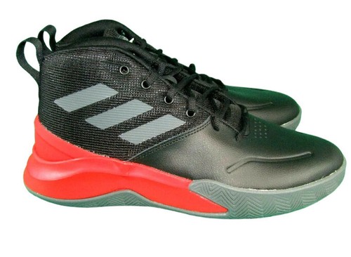 New Adidas Ownthegame Cblack Gresix Scarle Basketball Shoe EG0951 mens sz  9.5 | eBay